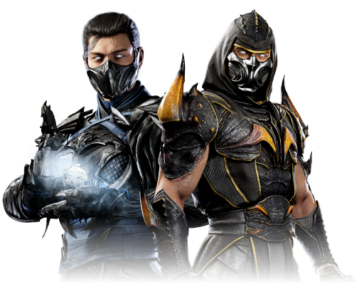 Order of Darkness style Sub-Zero and Scorpion from Mortal Kombat 1